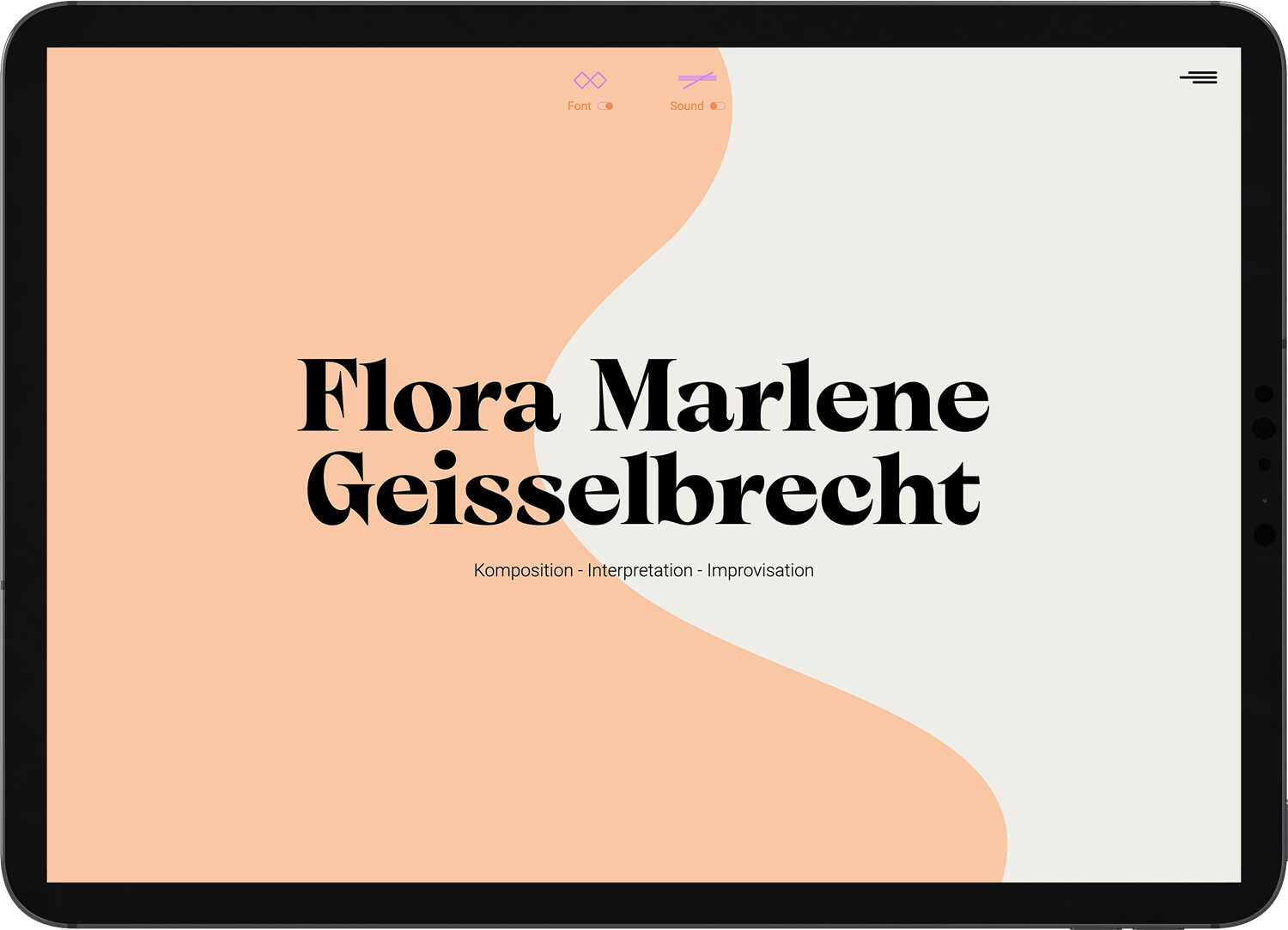 WEBSITE FÜR FLORA MARLENE GEISSELBRECHT #BPFYA